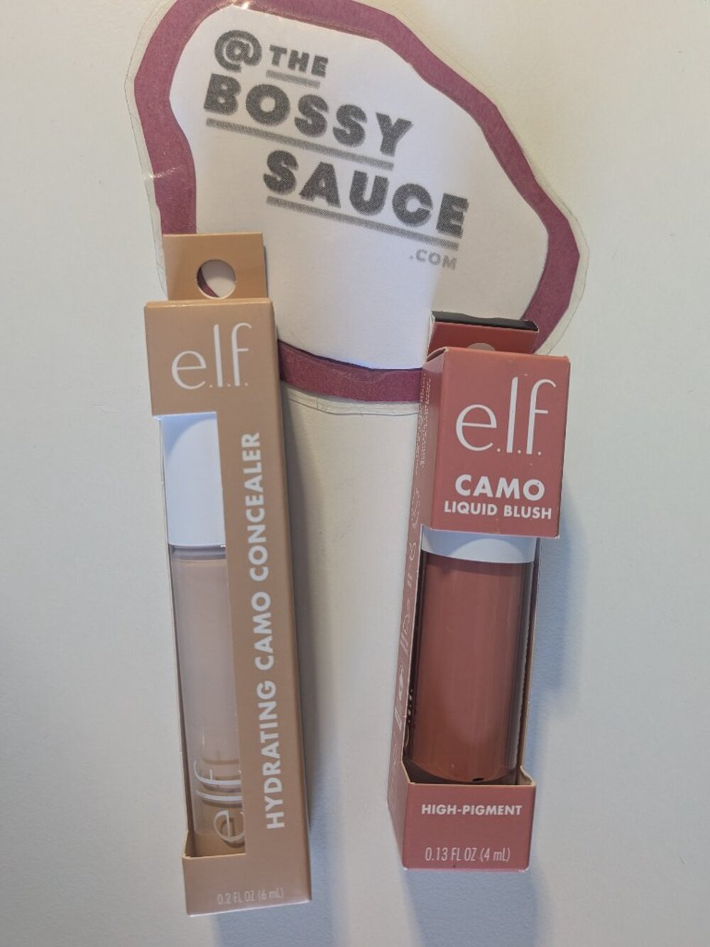 🌸 e.l.f. Camo Liquid Blush Dusty Rose & Hydrating Camo Concealer Fair Rose DUO